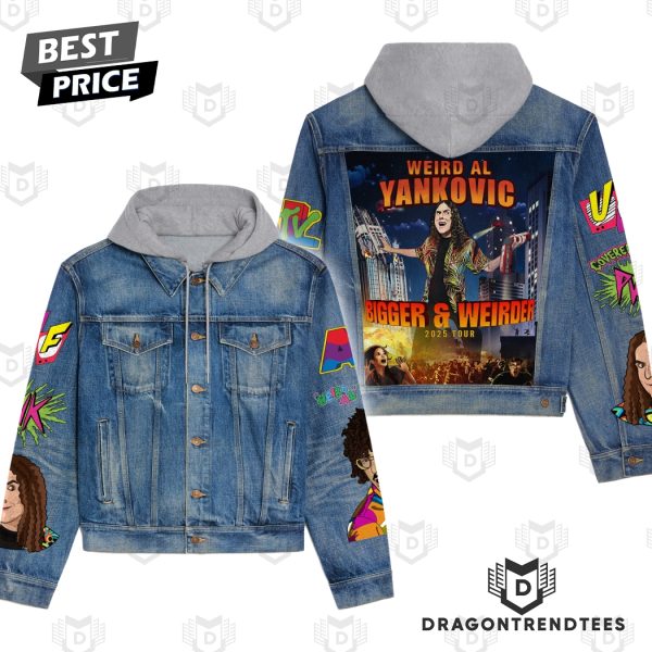 Weird Al Yankovic – Bigger And Weirder 2025 Tour Hooded Denim Jacket