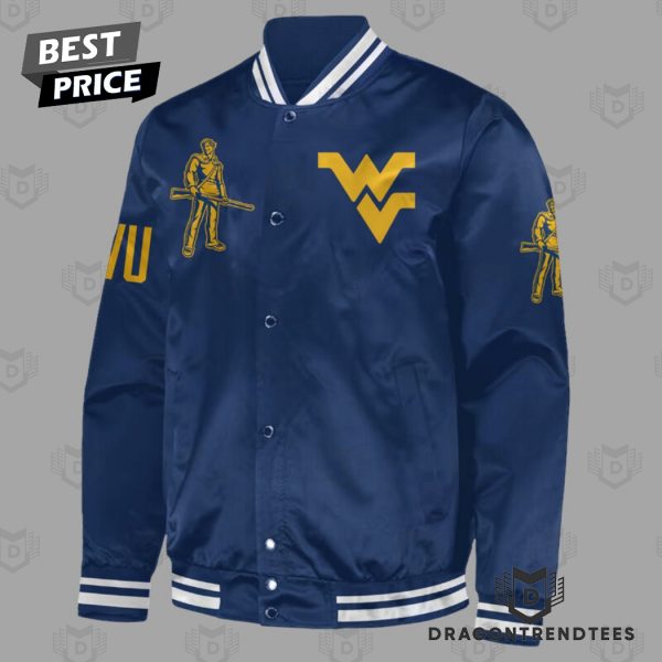 West Virginia Mountaineers Football Baseball Jacket