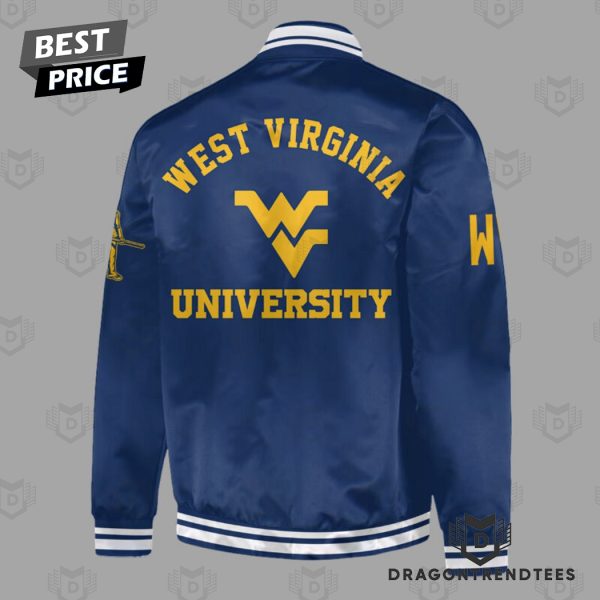 West Virginia Mountaineers Football Baseball Jacket