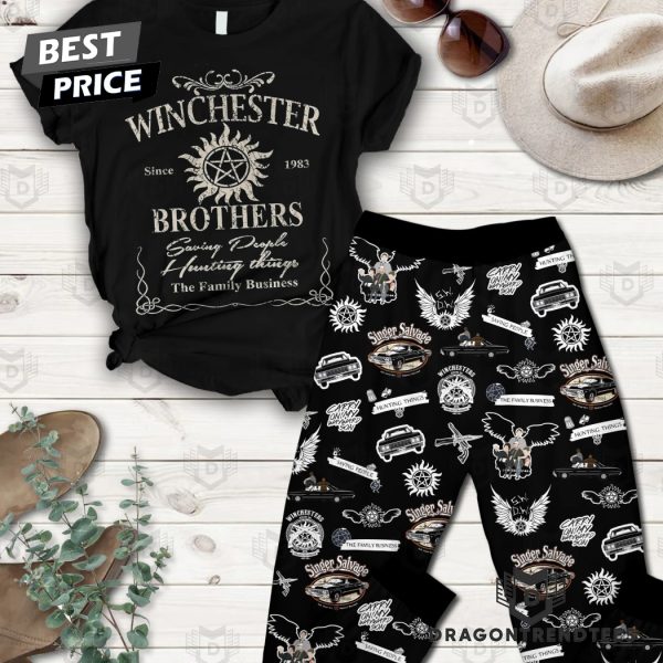 Winchester Brothers Supernatural Pajamas Set