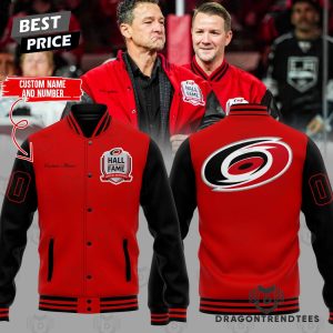 Hall Of Fame Carolina Hurricanes Justin Williams Baseball Jacket