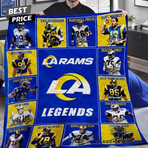 Los Angeles Rams Legends Signature Blanket