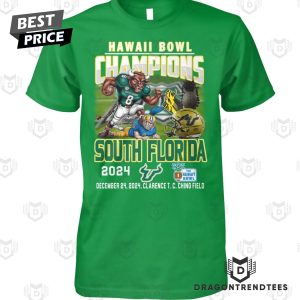 Hawaii Bowl Champions South Florida Bulls 2024 Unisex T-Shirt