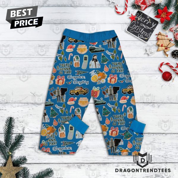 You Are Gonna Go Far Noah Kahan This Christmas Pajamas Set