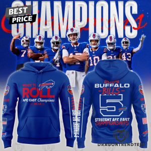 5 Straight AFC East Division Champions Buffalo Bills Hoodie