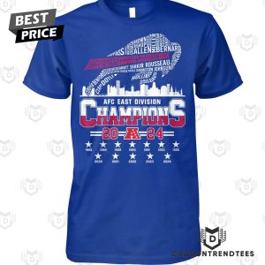 AFC East Division Champions 2024 Buffalo Bills Unisex T-Shirt