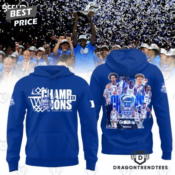 Duke Blue Devils 2025 ACC Mens Basketball Conference Tournament Champions Hoodie