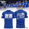 Final Four 2025 Duke Blue Devils NCAA Mens Basketball 3D T-Shirt – White