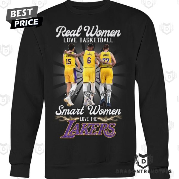 Los Angeles Lakers Austin Reaves x LeBron James x Luka Doncic Signature Unisex T-Shirt