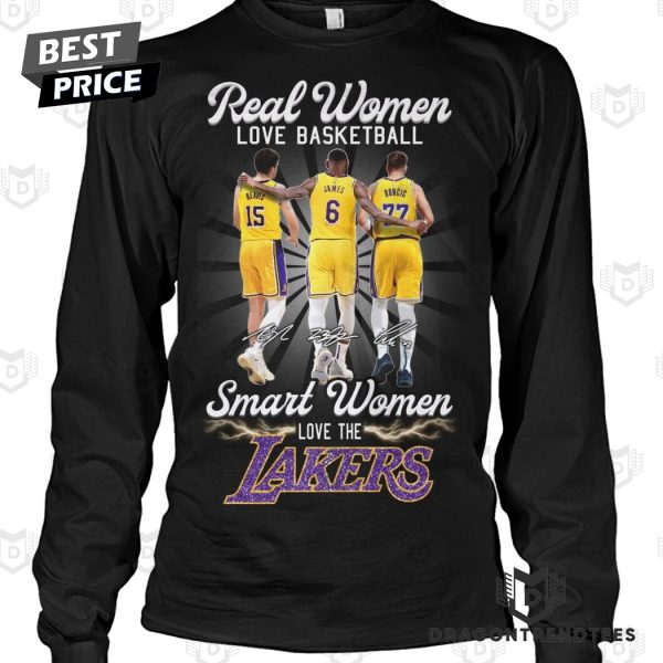 Los Angeles Lakers Austin Reaves x LeBron James x Luka Doncic Signature Unisex T-Shirt