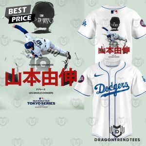 Los Angeles Dodgers Yoshinobu Yamamoto Tokyo Series 2025 Baseball Jersey