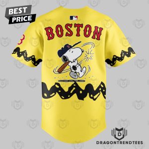 Boston Red Sox Peanuts Baseball Jersey