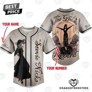 Personalized Stevie Nicks The Ghost Record Baseball Jersey