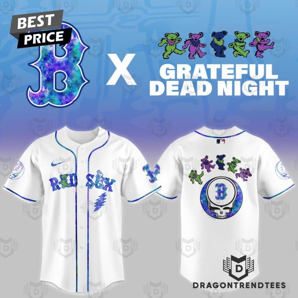 Boston Red Sox 2025 Grateful Dead Baseball Jersey