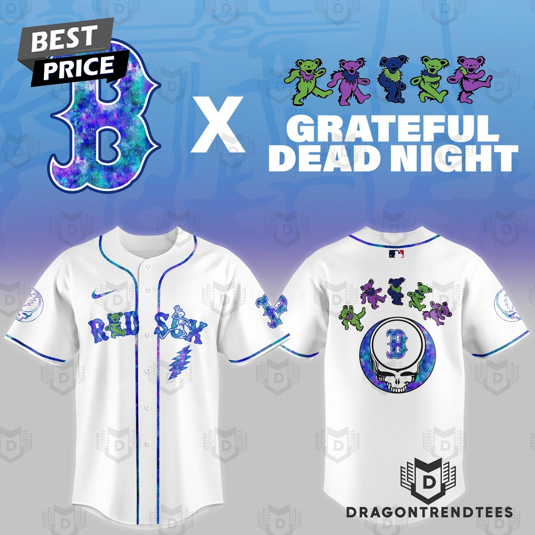 Boston Red Sox 2025 Grateful Dead Baseball Jersey Boston Red Sox 2025 Grateful Dead Baseball Jersey