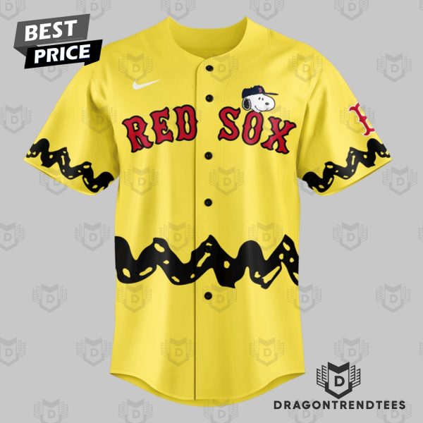 Boston Red Sox Peanuts Baseball Jersey
