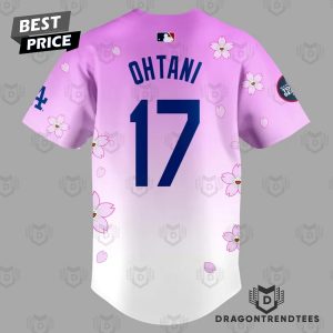 Personalized Los Angeles Dodgers Shohei Ohtani Tokyo Series 2025 Baseball Jersey – Pink
