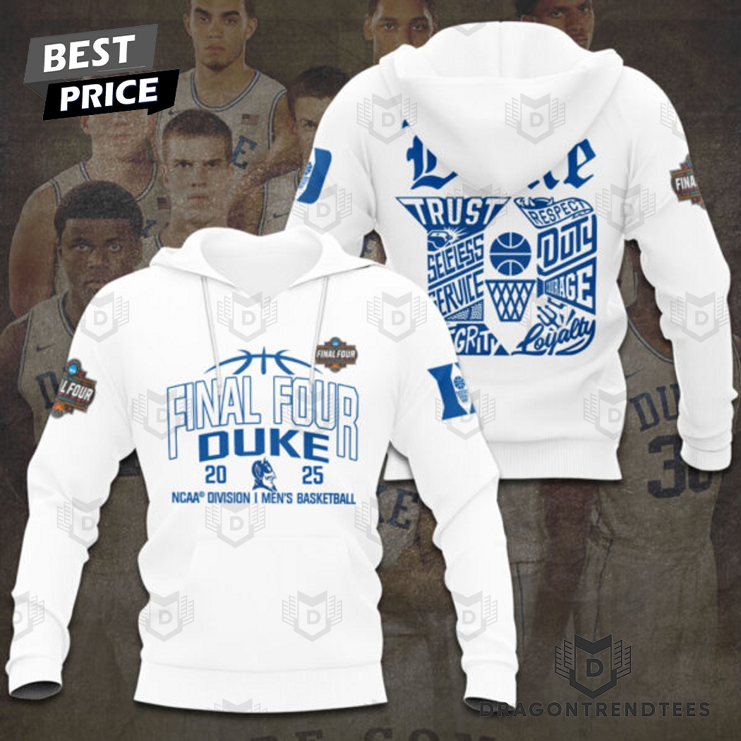 Duke Blue Devils Final Four 2025 NCAA Division Men Basketball Hoodie Duke Blue Devils Final Four 2025 NCAA Division Men Basketball Hoodie