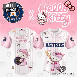 Houston Astros Kitty 2025 Baseball Jersey – Pink