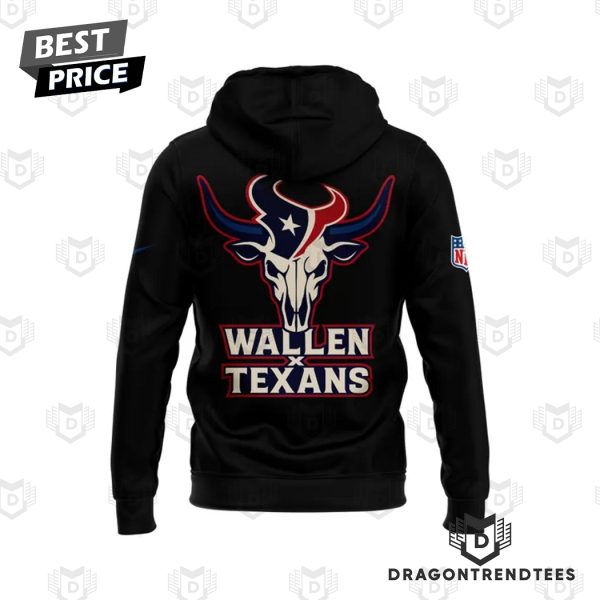 Houston Texans x Morgan Wallen Live In Houston NRG Stadium Hoodie – Black