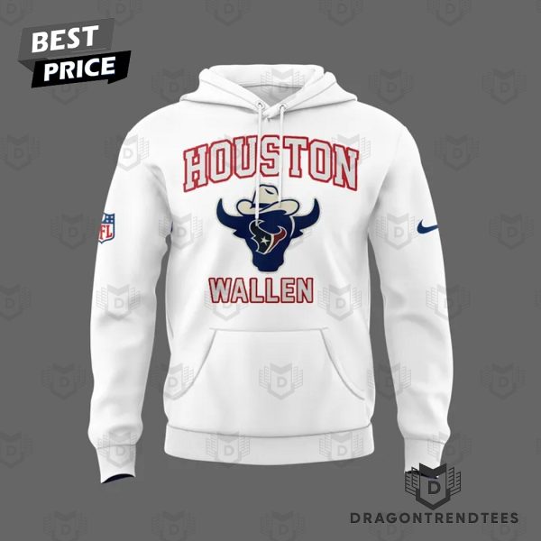 Houston Texans x Morgan Wallen Live In Houston NRG Stadium Hoodie – White