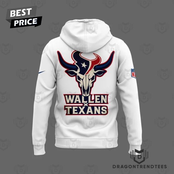 Houston Texans x Morgan Wallen Live In Houston NRG Stadium Hoodie – White