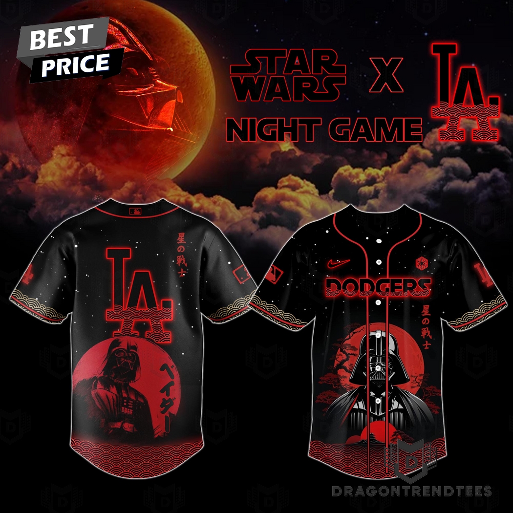 Los Angeles Dodgers x Star Wars Night Game Baseball Jersey Los Angeles Dodgers x Star Wars Night Game Baseball Jersey