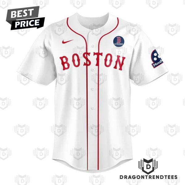Personalized Boston Red Sox 2025 Strong Baseball Jersey