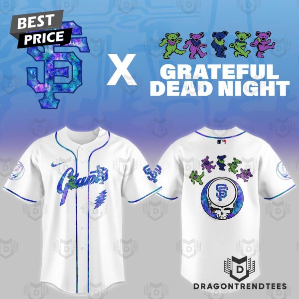 San Francisco Giants 2025 Grateful Dead Baseball Jersey