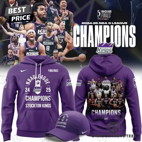 Stockton Kings NBA League Champions 2025 Hoodie – Purple