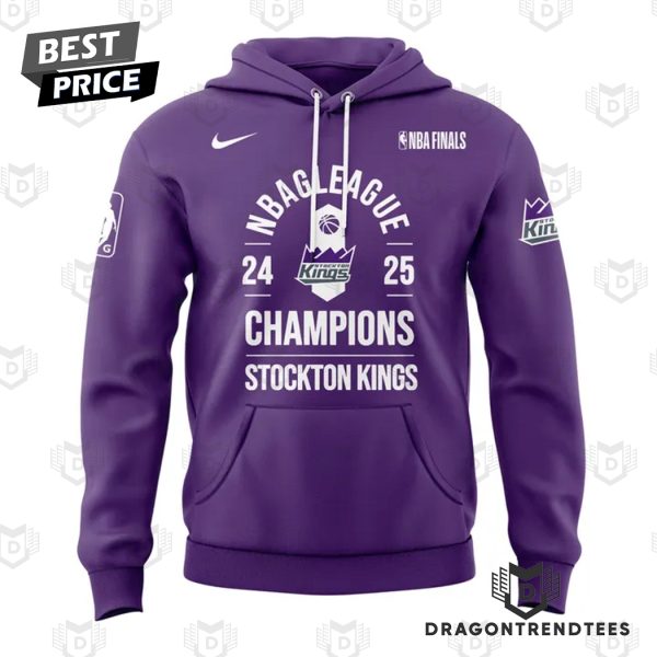 Stockton Kings NBA League Champions 2025 Hoodie – Purple
