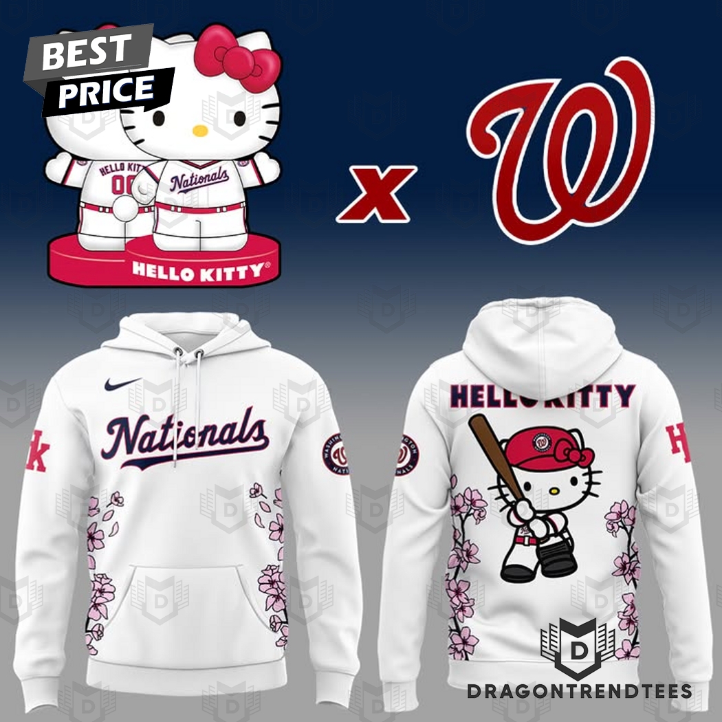 Washington Nationals Hello Kitty Hoodie Washington Nationals Hello Kitty Hoodie