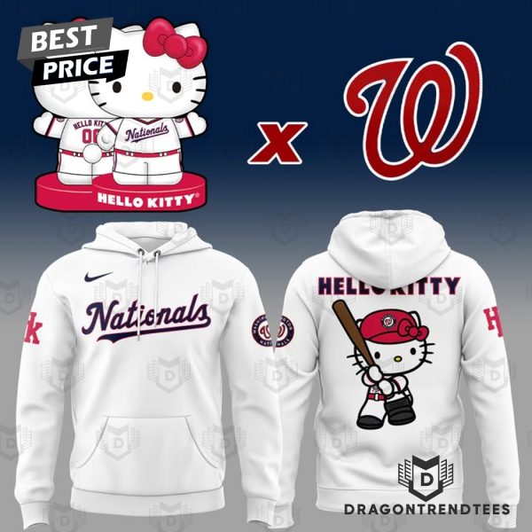 Washington Nationals Hello Kitty Hoodie – White