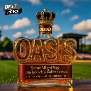 Oasis Rock 2025 Whiskey Bottle