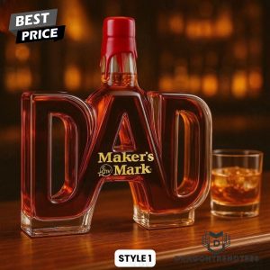 Dad 2025 Whiskey Bottle