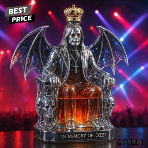 In Memory Of Ozzy 2025 Whiskey Bottle