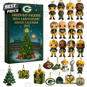 Green Bay Packers 105th Anniversary Advent Calendar 2025