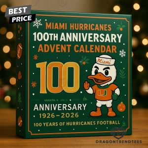 Miami Hurricanes 100th Anniversary Advent Calendar