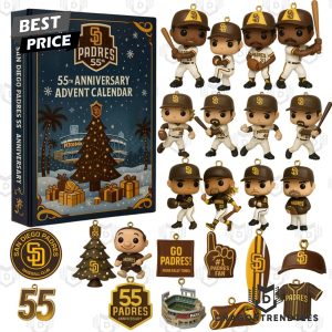 San Diego Padres 55th Anniversary Advent Calendar