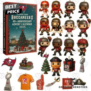 Tampa Bay Buccaneers 49th Anniversary Advent Calendar 2025