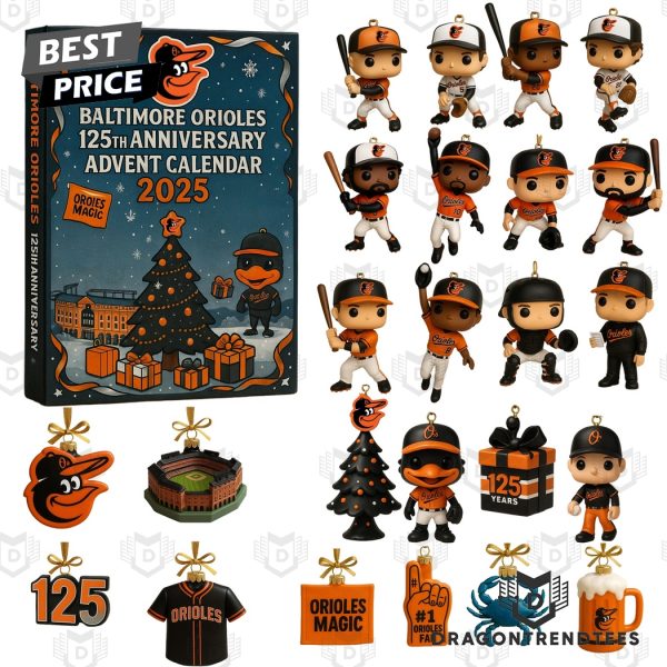 Baltimore Orioles 125th Anniversary Advent Calendar 2025