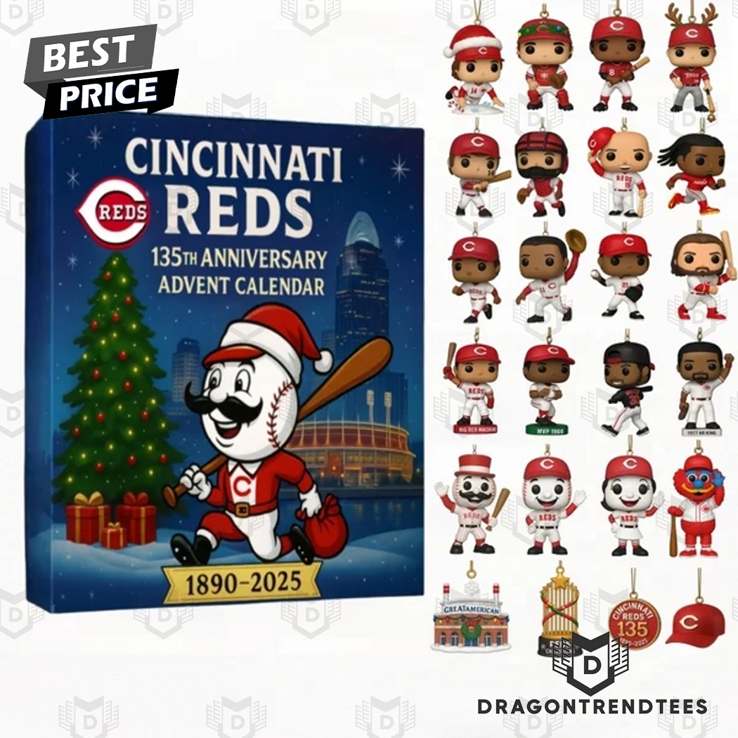 Cincinnati Reds 135th Anniversary 2025 Advent Calendar Cincinnati Reds 135th Anniversary 2025 Advent Calendar