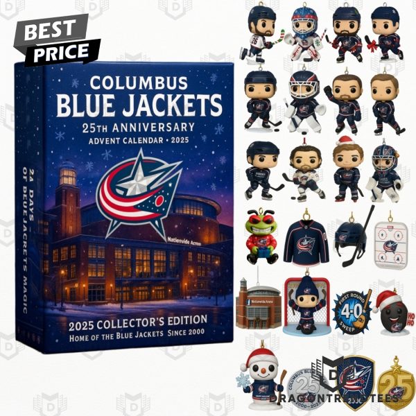 Columbus Blue Jackets 25th Anniversary Advent Calendar 2025