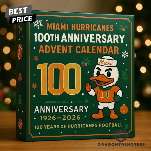 Miami Hurricanes 100th Anniversary Advent Calendar
