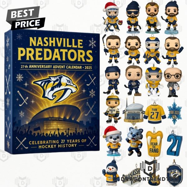 Nashville Predators 27th Anniversary Advent Calendar 2025