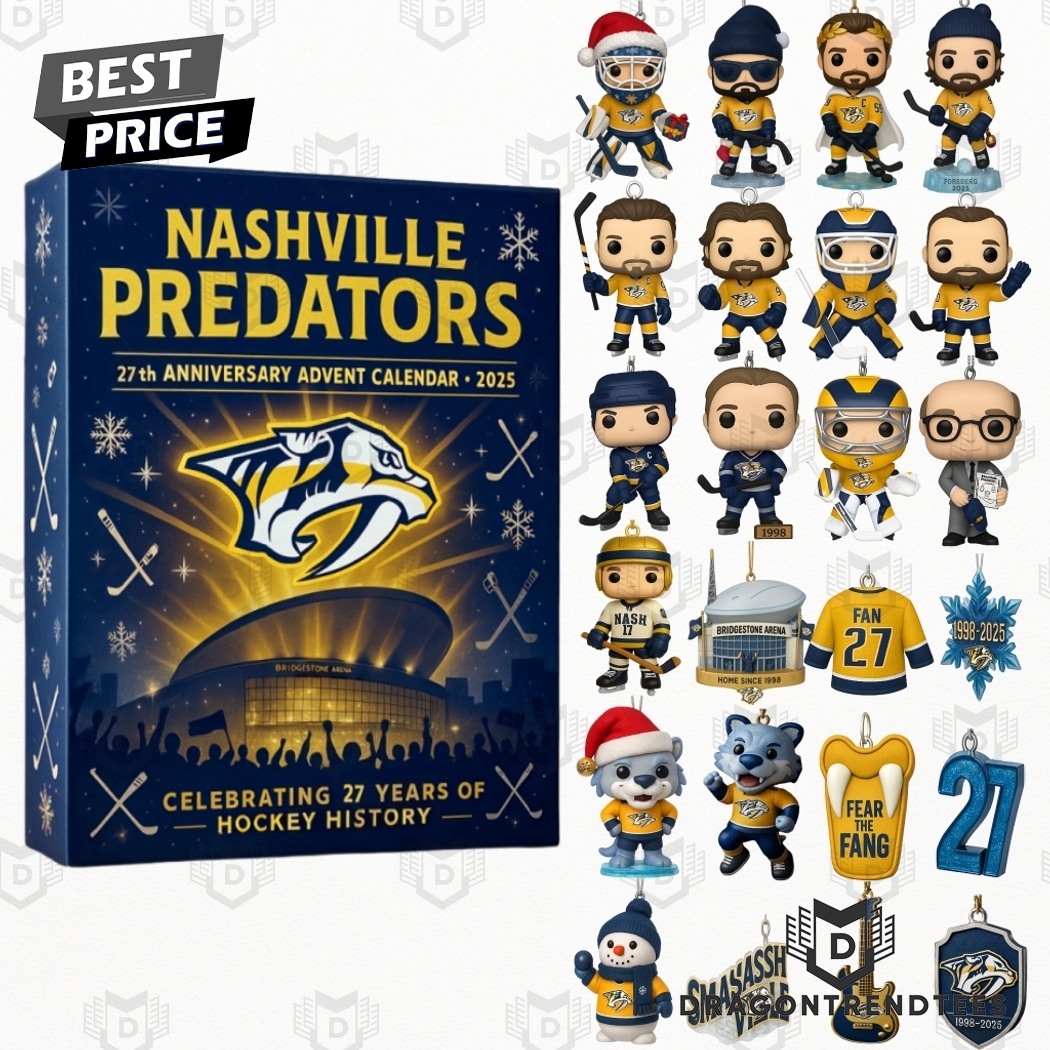 Nashville Predators 27th Anniversary Advent Calendar 2025 Nashville Predators 27th Anniversary Advent Calendar 2025