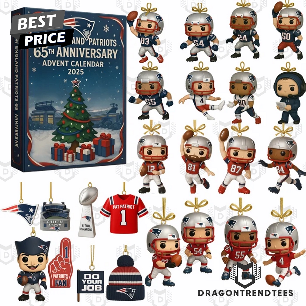 New England Patriots 65th Anniversary Advent Calendar 2025 New England Patriots 65th Anniversary Advent Calendar 2025