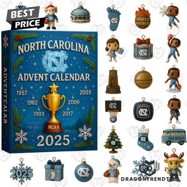 North Carolina Tar Heels 2025 Advent Calendar