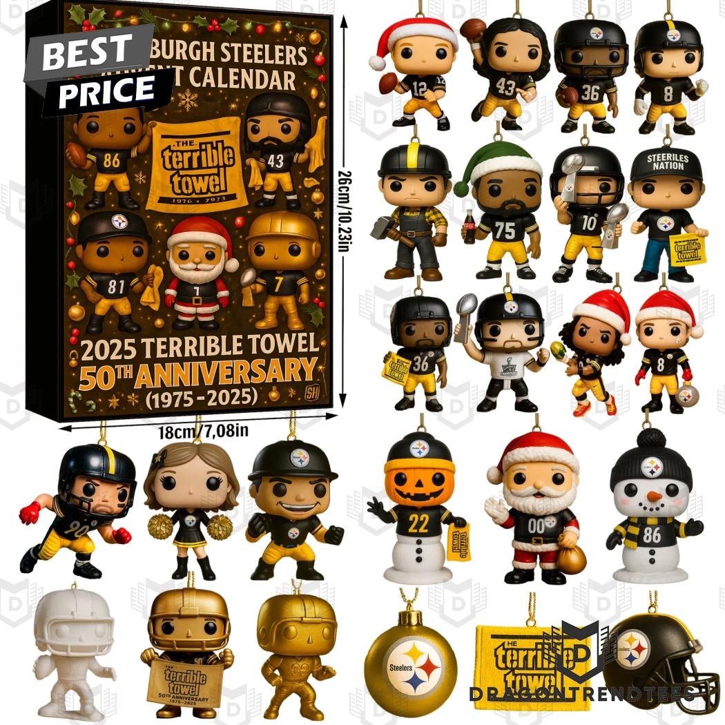 Pittsburgh Steelers 2025 Terrible Towel 50th Anniversary Advent Calendar Pittsburgh Steelers 2025 Terrible Towel 50th Anniversary Advent Calendar