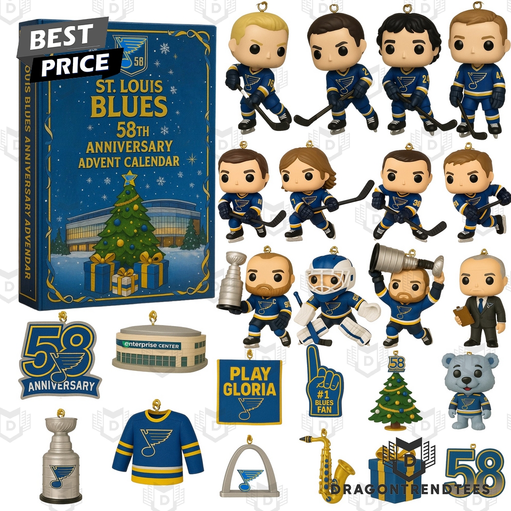 St. Louis Blues 58th Anniversary Advent Calendar St. Louis Blues 58th Anniversary Advent Calendar